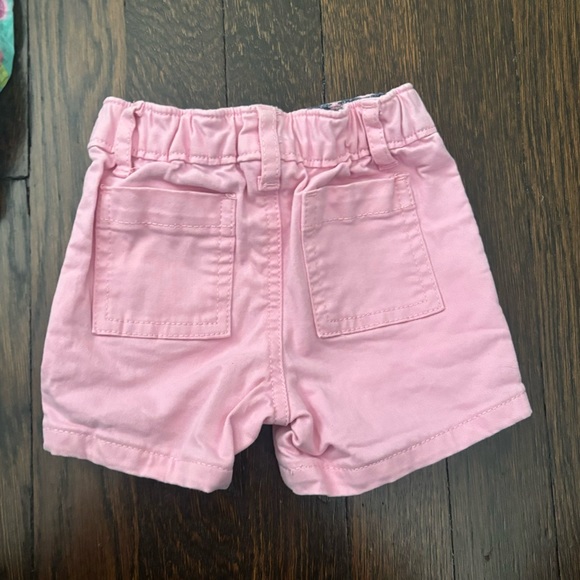 0-3m Gymboree Flamingo Button Up and Shorts Set - Picture 3 of 5